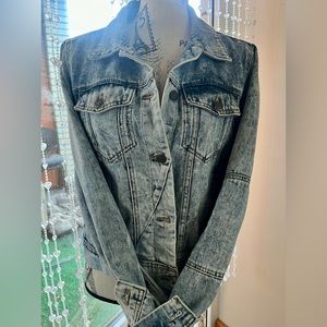 Free People Denim Jacket Sz M